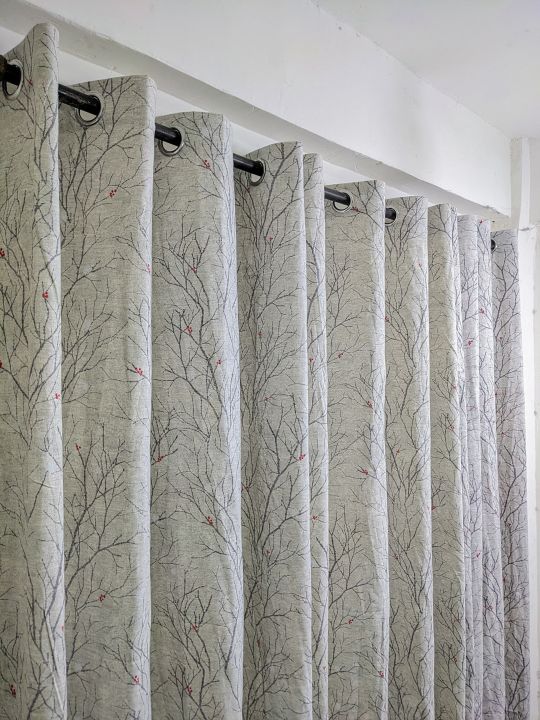 Export Italian Style Cotton Printed Ready Made Curtains For Your ...