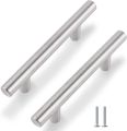 8 inch Stainless Steel Cabinet Handles, Brushed Nickel Kitchen Hardware Drawer Pulls, T Bar Drawer Pulls,  Interior Door Handles for Cabinets,Cupboard, Pack Of 2, 4, 10 And 20.. 