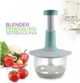 Food Processor, Mini Food Processor, Press Start Quick Operation, 3-Blade Double Layer Thickening Transparent Bowl is Safe and Reliable. 