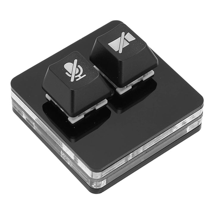 Mini 2 Key Keyboard Programmable RGB Backlight Multifunctional Shortcut Mechanical OSU Gaming Keypad for Windows