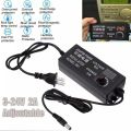Universal Adapter display Regulated Power Supply Transformer Power Adapter for power supply AC220 Adjustable DC 9V-24V 3A. 