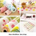 Waterproof Antibacterial Plastic Cabinet Drawer Shelf Liners Sheets for Kitchen Table Mat. 