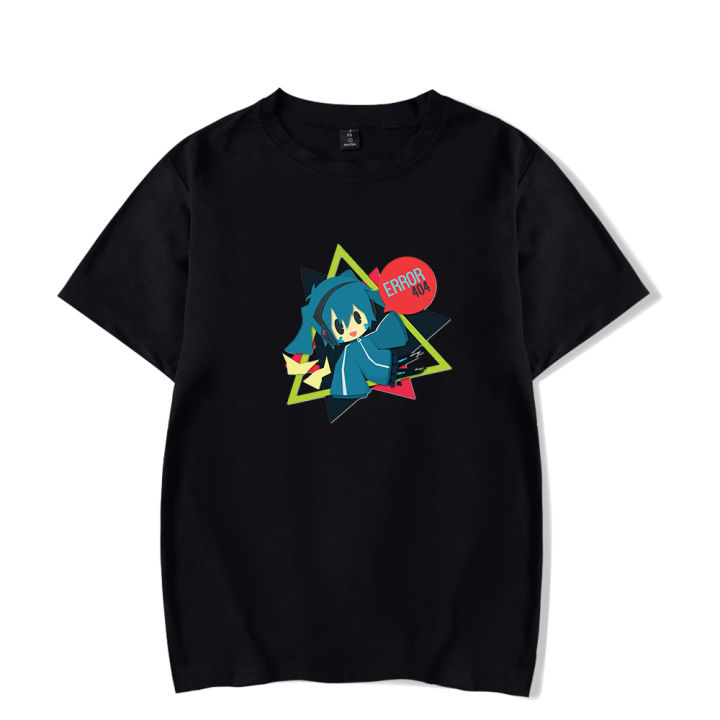 2023 New Arrival Anime Mekakucity Actors T-shirt Cool Style unseix summer short sleeve Men Cotton Tee