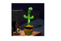 Dancing Cactus with Hat & Muffler - Sings, Talks, Repeats You, 20 Built-in Music Themes & Lights (Rechargeable). 