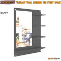 Wall mirror shelf , smart wall mirror , mirror , decor , furniture  , dressing, wood wall mirror,DECENT WOODEN DRESSER WALL MOUNT BEDROOM,Febulous Wall Mirror With Shelf,decorative mirrors,glowoodecor, GloWooDecor,bedroom mirrors,entryway mirrors, luxury. 