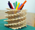 Wooden Ice Cream Sticks Simple/Plain Small Size - Pack of 500 Sticks. 