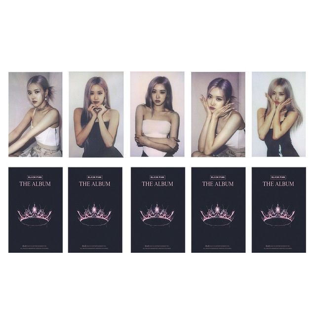 New%20Kpop%20Blackpink%20Album%20THE%20ALBUM%20Photo%20Card%20Jisoo%20Rose%20Lisa%20Jennie%20Collective%20Photocard%20Lomo%20Cards%20-%20Image%206