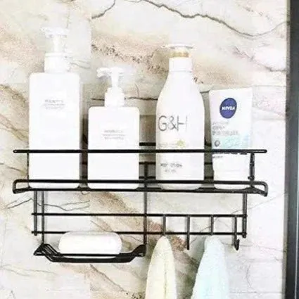 Bathroom%20Storage%20Shelf%20With%20hooks%20and%20Soap%20Dish%20Easy%20Mount%20Shower%20Shampoo%20Rack%20Holder%20washroom%20Basket%20No%20Drilling,%20Design%20for%20Bathroom%20Bedroom%20Living%20Room%20and%20Kitchen%20Organizer%20shelf%20-%20Image%206