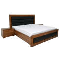 Clover King Size Bed with 2 Side Table. 