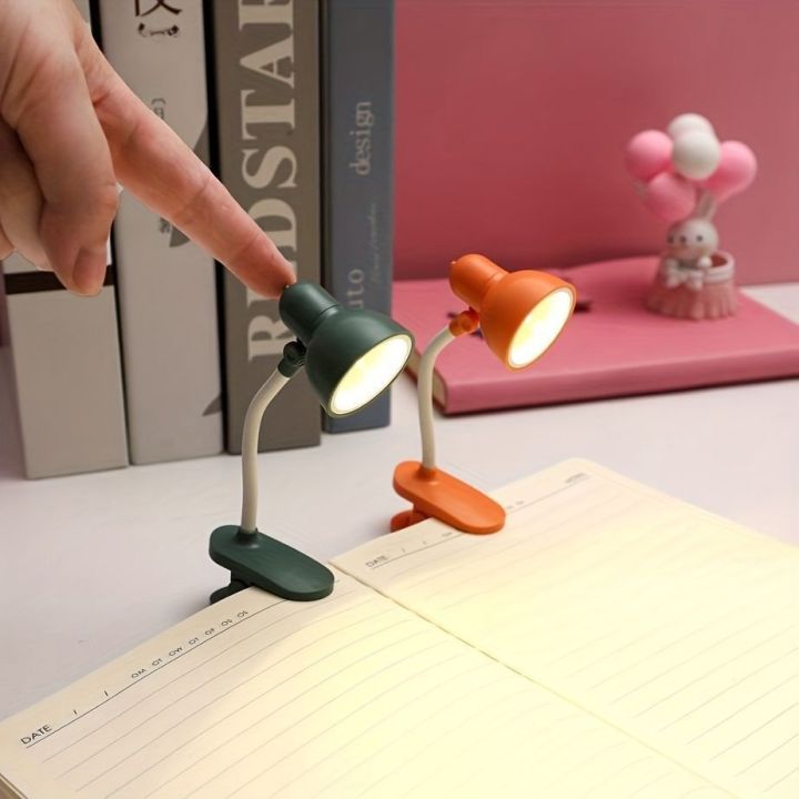 Mini Study Clip Lamp Mini LED Book Reading Light – LED Reading Lamp for ...