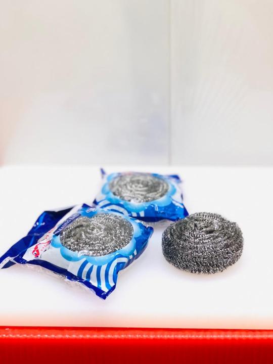 Steel%20Wool%20/%20Pack%20%20of%204%20(Large%20Size)%20Stainless%20Steel%20Wool%20/%20Stainless%20Steel%20Dishwasher%20Wool%20/%20Scourer%20-%20Image%203