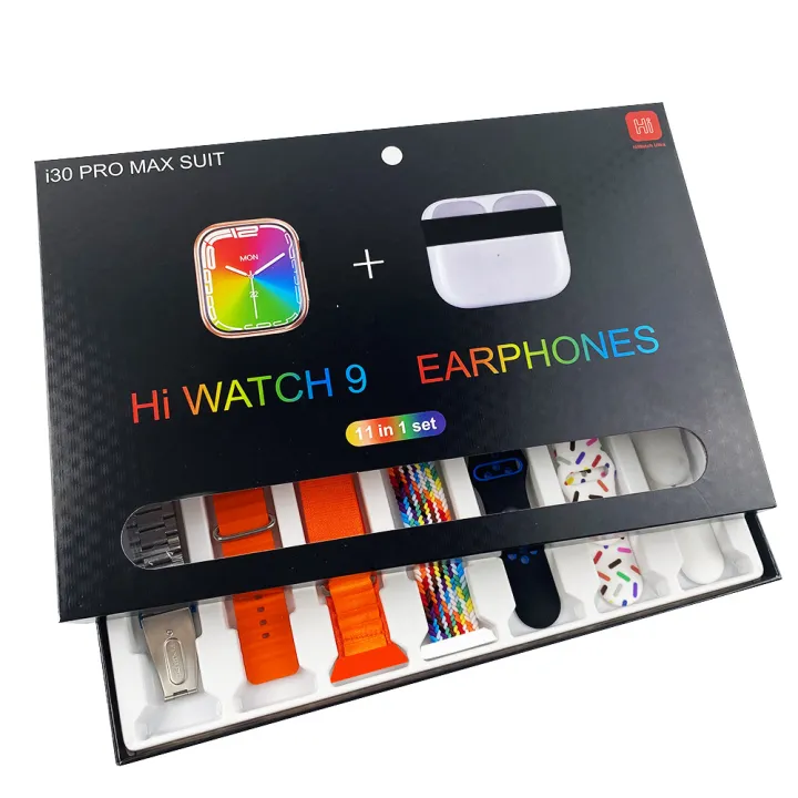 2023%20New%20Arrival%20I30%20PRO%20Max%20Suit%20Smart%20Watch%207+4%20with%20Earbuds%202.3%20Inch%20HD%20Large%20Screen%2049mm%20Smart%20Watch%20Tws%20Earphones%20I20%20Ultra%20-%20Image%207