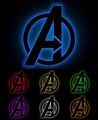 3d Avengers Wall Light. 
