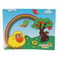 Pre sketch Painting Board for Kids, Mini Canvas Painting Kit, Pre Printed with Brush and Colors,Pre Stretched Canvas Board,Birthday Gift for Kids. 