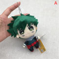 Anime My Hero Academia Bakugou Katsuki Midoriya Izuku Deku Cute Plush Pendant. 