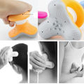 Mini Hand Electric Body Massager For Women and Girls Mini handy Full Body Massager Machine Portable Handled Triangle Vibrational Electric Massager USB Cable or 3 AAA Batteries AC DC. 