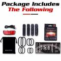 Bicycle Mountain Bike Apace Vision Guard G3x Bike Tail Light USB Rechargeable Super Bright 100 Lumens LED Red Taillight for Optimum Cycling Safety. 