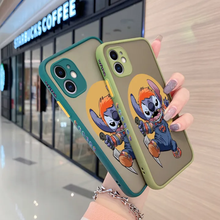 chenyyka%20For%20Huawei%20Y7A%20Case%20With%20Side%20New%20Design%20Frosted%20Transparent%20Hard%20Square%20Edge%20Phone%20Case%20Pattern%20Silicone%20Casing%20Cartoon%20Cute%20Stitch%20Full%20Cover%20Camera%20Protection%20Cases%20Shockproof%20Softcase%20-%20Image%203