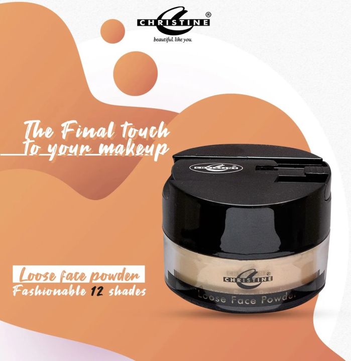 CHRISTINE LOOSE FACE POWDER (PEACH-330)