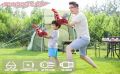 Iron Man Electric Ball Blaster Gun Toy Set with Goggles, Strong Power Gel Blaster Arm Toys for boys, Rechargeable & Reusable, Automatic Gel Burst Outdoor Toys Perfect for Summer Play Pool Party or Birthday Gift For Boy. 