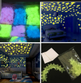 Night Glowing Stars-Home Decor-Glow in the Dark Stars For Kids Room- Pack Of 100. 