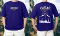 Kattar Karachi Drop Shoulder T Shirt for Men & Boy New Summer collection in stylish printed round neck half sleeves. 