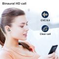 HLstar® F9 Airbuds TWS Bluetooth Headset 9D Stereo Sound TWS Bluetooth Earphones Wireless Headphones Sports Waterproof Handfree Earbuds. 