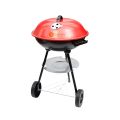 Shan Home Appliances_ Football Charcoal BBQ Grill (17''). 
