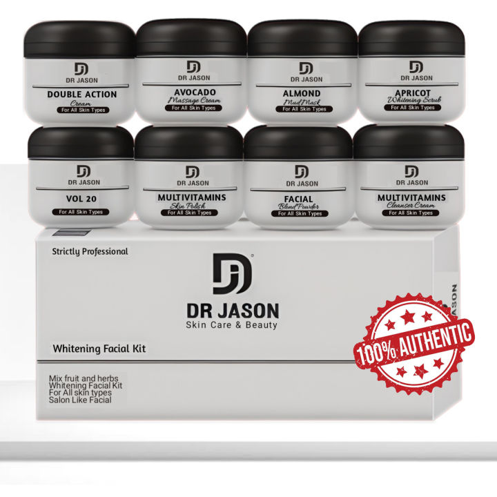 Dr Jason Pack of 8 Facial Kit Student Pack - For All Skin Types - 100% ORIGINAL