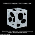 Balloon Sizer Box Collapsible Balloons Different Hole Size Measuring Measurement Tool For Ballon Decorations Celebration, Event Organizer Baloon Party Wedding, Baby Shower Decor Supplies, Creating-Balloon Arch Columns. 