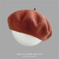 Autumn And Winter Wool Felt Beret Trendy Fashionable Wool Material Painter Hat Solid Color Female Girls Fashion Beret for Daily Wear Street Fashion Autumn And Winter Outfits Artists And Painters. 