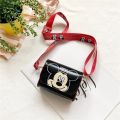 DisneyFashion Shoulder Bag with Mickey Mouse Cute Mini Crossbody Bag for Kid Purse Minnie Mickey Mouse Cartoon Girls Side Bags. 