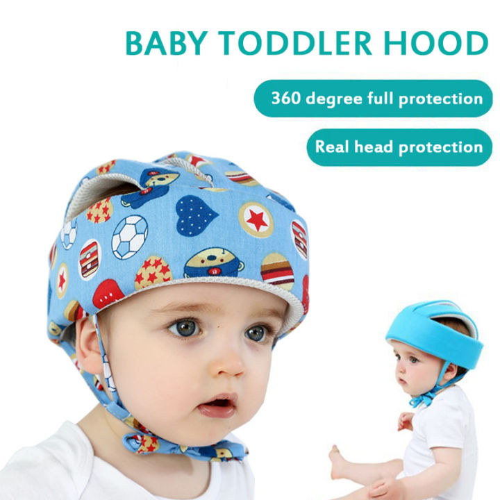 Baby Safety Helmet Child Head Protection Cap, Baby Hat Protector Toddler Children Crawling Walking Safety Helmet, Kids Bumper Protect Cushion Breathable Anti-Fall Safety Kid Caps, No Bumps Headguard Baby Toddler Head Cushion Bumper