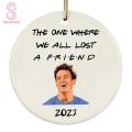 Friends Tv Show Tribute Ornament Chandler Bing Ornament Love with Vibrant Colors Intricate Details Creative Acrylic Decor. 