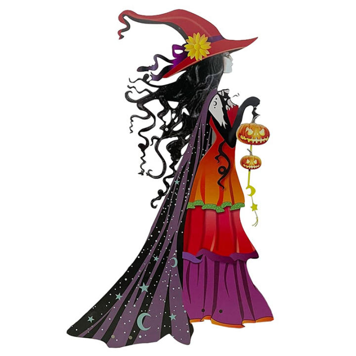 1 Piece Halloween Witch Decoration Fantastic Art Collection, Halloween, Courtyard, Garden, Lawn L