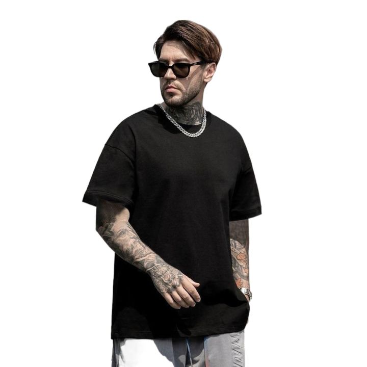 New Arrival Drop Shoulder Plain T-Shirt For Men, Round Neck Half sleeve T shirts