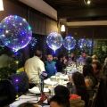 LED Light Up Bobo Balloons Party Decorative Fillable Transparent Balloons with Helium Globes Wedding Birthday DAY LED. 