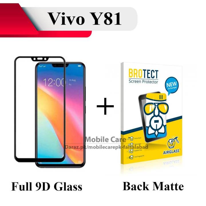 Vivo Y81 (Vivo Y81i) Full Black 9D|5D|6D|10D|11D|21D Tempered