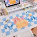 Student desk mat kids cartoon leather table mat desk anti-slip pvc mat learning table mat waterproof and non-slip. 