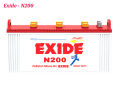 Exide Battery N200 - 12 Volt - 21 Plates 140-AH/ Deep Cycle Heavy Duty 12 Volts Recommended For, Ups Inverter and Solar Battery. 
