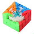 4x4 Qiyi Original Rubik Cube Stickerless and Bright - 4 by 4 Best Quality Speed Cube -  Large Magic Cube 4x4x4 - Fast Speed Puzzle Toys - Educational Toy to Improve Child's Concentration, responsiveness and Memory - Rubik's Cube. 
