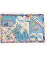 10 Pcs New Born Baby Gift Set Blue. 
