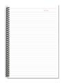 Notebook - A4 Size - Once Upon A Time - White. 