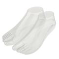 1Pair Female Feet Mannequin Thong Style Foot Model for Sandal Shoe Sock Jewelries Display - Clear. 