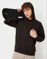 Winter Hoodies For Men's With Soft Cotton Fleece And Front Pouch Pockets. 
