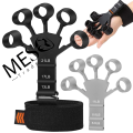 Best Hand Gripper MESO Finger Grip Veins Muscle Guitar Finger Exerciser Hand Strengthener Hand Trainer Black Silicon.. 