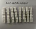 Tools plastic Bin box Storage System LARGE Containers stackable (Set of 4). 