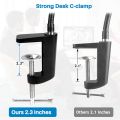 Webcam Stand, Upgraded Webcam Mount Stand with Flexible Gooseneck Arm and Clamp, Suit for Logitech Webcam C920,C922,C930. 