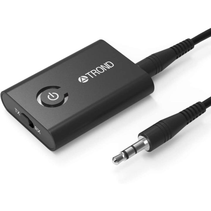 TROND 2-in-1 Bluetooth V5.0 Transmitter Receiver AptX 2 Devices Simultaneously
