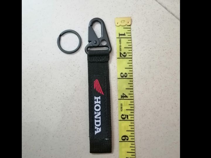 honda black strap keychain for cars and bikes
